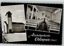 31832 W3213 Eldagsen , Deister Foto AK Allerheiligenkirche
