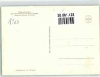 10115 W1000 Wannsee Foto AK Pension Erholungsheim der Deutschen Postgewerkschaft