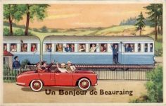Beauraing - Beauraing (Belgien) Leporello, Eisenbahn II (Stauchungen)