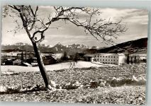87466 W8967 Oy Winter Panorama des Ortes mit Säuling und Zugspitze