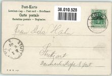 56346 W5422 St. Goarshausen 1902 Lithographie Loreley Rhein