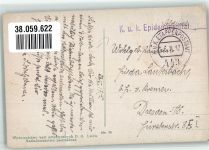 Lemberg Lwow 1917 Gebrauchsspuren Feldpost K.u.K. Epidemispital Kilinski Park