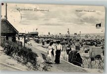 26486 W2946 Wangerooge , Nordseebad 1911 Foto AK Promenade Schwimmbad Strand