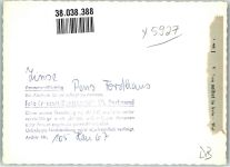 57339 W5927 Zinse FOTO KEINE AK Pension Forsthaus Ort handschriftlich Foto Original aus Archiv eines Ansichtskartenverlages