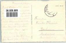 27726 W2862 Worpswede 1955 Gebrauchsspuren Denkmal Niedersachsenstein