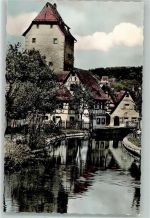 91217 W8562 Hersbruck Foto AK Pegnitz Wassertor