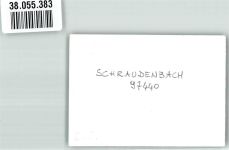 97440 W8727 Schraudenbach FOTO KEINE AK Ort handschriftlich Foto Original aus Archiv eines Ansichtskartenverlages