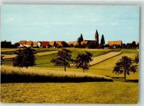 72226 W7275 Simmersfeld Foto AK Panorama des Ortes mit Ev. Kirche