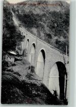 Kaltern Caldaro Viadukt der Medel-Drahtseilbahn Zahnradbahn