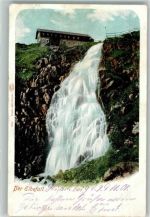 Spindleruv Mlyn Spindelmühle 1901 Foto AK Elbfall Hotel