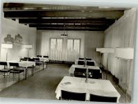 07629 O6530 Hermsdorf , Thür Foto AK Mitropa-Raststätte am Hermsdorfer Kreuz Gaststube Fotograf Darr VEB Bild und Heimat