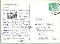16259 O1310 Bad Freienwalde 1967 Foto AK Sanatorium Kurhaus- Cafe