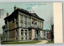 Detroit 1909 Foto AK Public Library