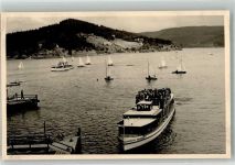 07929 O6555 Saalburg , Saale Foto AK Motorschiff Segelboote Stausee