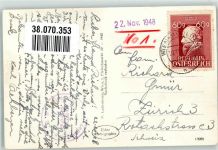 2340 Mödling 1948 Foto AK Burg Liechtenstein Schwarzer Turm Vorderbrühl
