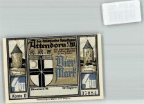 57439 W5952 Attendorn 1922 Notgeldschein 4 Mark
