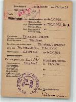 31303 W3167 Burgdorf , Kr Hannover KEINE AK Mitteilung Standesamt