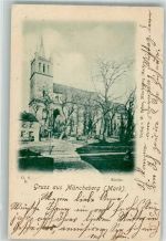 15374 O1278 Müncheberg Foto AK Kirche