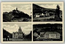 07768 O6906 Kahla , Thür Foto AK Schloss Hummelshain Leuchtenburg Fiedler- Mühle Leubengrund Herzog Ersnt-Heim