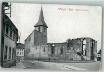 07570 O6518 Weida , Thür 1916 - Wieden- Kirche Ruine