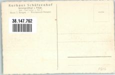99887 O5805 Georgenthal , Thüringerw - Kurhaus Schützenhof am Hammersee