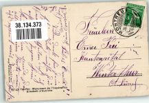 Territet Denkmal der Kaiserin Edition Photoglob 2743 Kaiserin Elisabeth / Sissi 1913