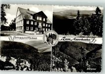 38640 W3380 Auerhahn , Oberharz Foto AK Gasthaus Zum Auerhahn mit Bärental