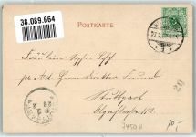 72379 W7450 Hohenzollern , Burg 1900 Foto AK Burg