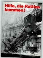 Rattles Hot Wheels Dampflokomotive Katastrophe Rock / Pop Werbe AK