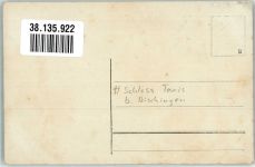 73450 W7925 Dischingen - Ort handschriftlich Schloss Taxis