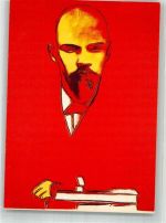 sign. Warhol, Andy Portrait von Lenin Künstler Künstlerkarte