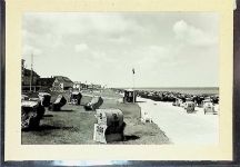 27472 W2190 Duhnen FOTO KEINE AK Foto montiert auf Karton Grünstrand Fotograf Otto Schulze