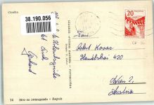 Opatija Abbazia 1962 Foto AK Fliegeraufnahme