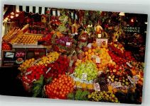 Hollywood Bauernmarkt Lebensmittel Werbe AK