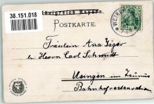 W8107 Linderhof Schloss Linderhof Remy´s Stärke 1907 Werbe AK