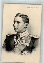 Der Prinz in Uniform mit Orden Adel Prinz Eitel Friedrich