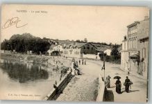 17100 Saintes 1905 Foto AK Le Quai Palissy