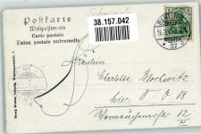 Portrait der Schauspielerin Claire Ferand Mode Hutmode Theaterschauspieler 1907 Gebrauchsspuren