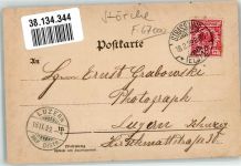 Strasbourg Straßburg Storchennest auf einem Kamin Storch 1899 Künstlerkarte