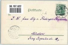 64625 W6140 Auerbach 1903 - Adelskorrespondenz Fürstenlager