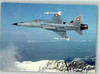 Eine F-5 E Tiger II der Schweizer Luftwaffe Photoglob 10818 Luftwaffe nach 1945 Foto AK