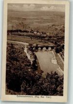 54668 W5521 Echternacherbrück 1939 Foto AK Panorama des Ortes mit der Sauerbrücke