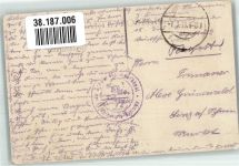 59132 Trelon 1918 Foto AK Geschäft Rue Nationale Feldpost WK I