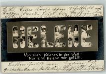 Helene Name auf AK 1904