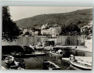 Opatija Abbazia Foto AK Hafen