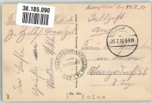 70800 Conflans-sur-Lanterne 1917 Foto AK Feldpost WK I Fernsprech-Abt. 11