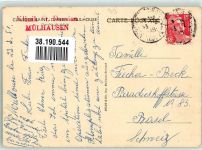 67350 Mulhausen Mühlhausen 1951 Foto AK Krankenhaus