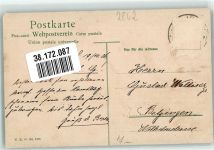 W2862 Worpswede Bauernhaus im Morgenrot N.K.G. No. 1103 Kunstgeschichte Worpswede 1906 Künstlerkarte