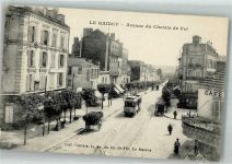 93340 Le Raincy 1921 Foto AK Cafe Straßenbahn Avenue du Chemin de Fer