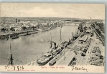 Sevilla 1906 Foto AK Hafen